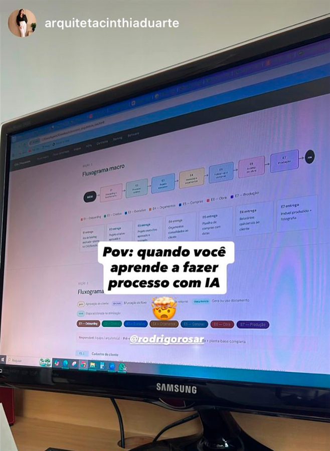 Entrega real de aluno do Workshop